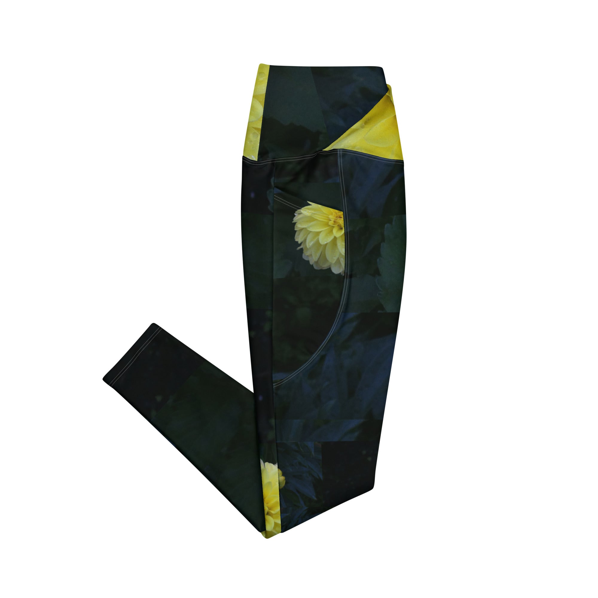 Emerald Green Activewear Leggings with Pockets. Workout leggings. Yoga or Dance Leggings. WickedYo.